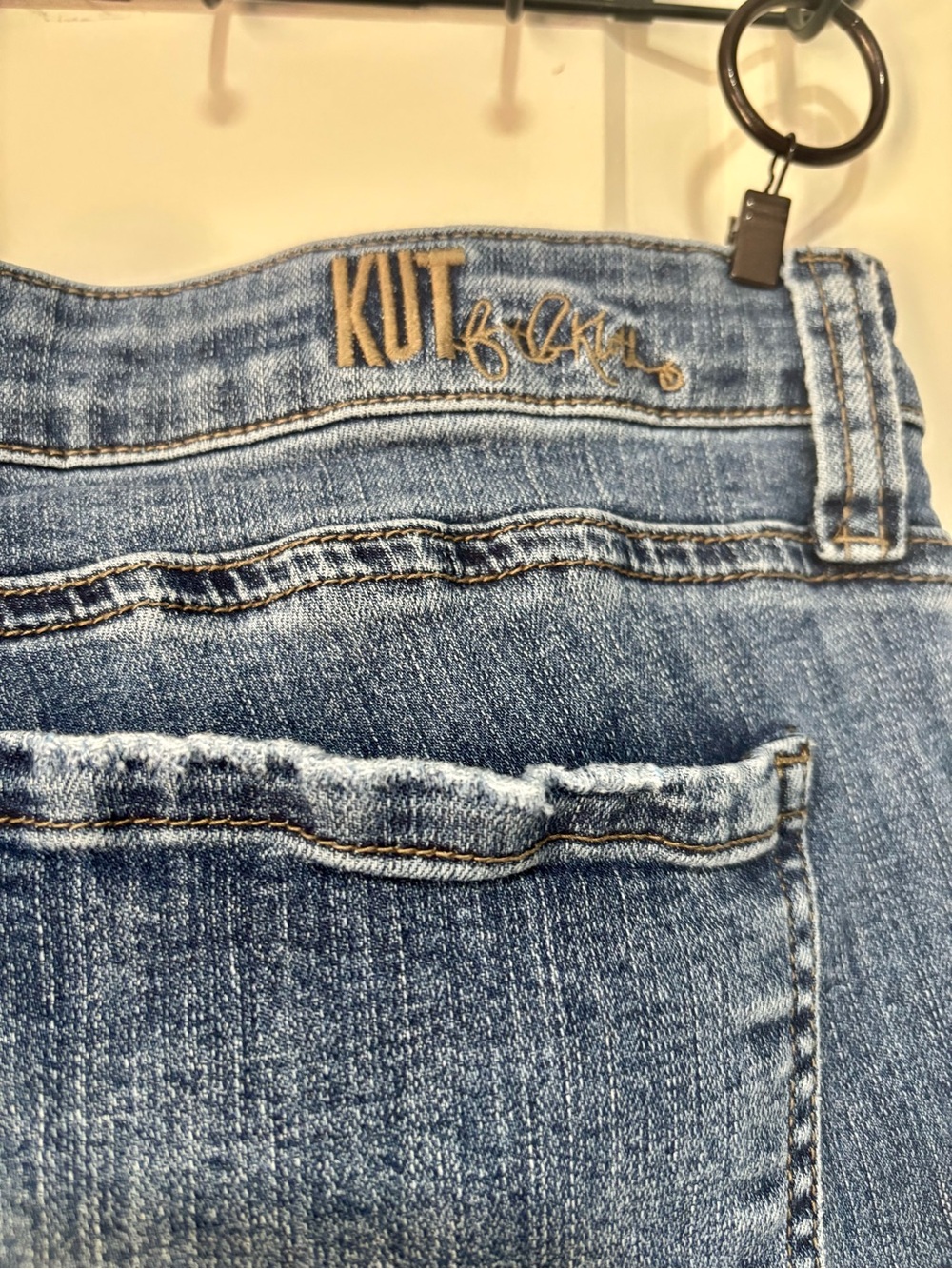 Kut From The Kloth Carlo Ankle Skinny Jeans in Nerine Women’s Sz 14 - Picture 7 of 11